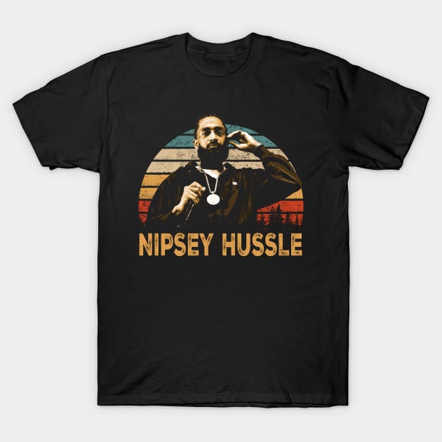 Rap Royalty Nipsey Hussle's Majestic Moments T-Shirt by ElenaBerryDesigns